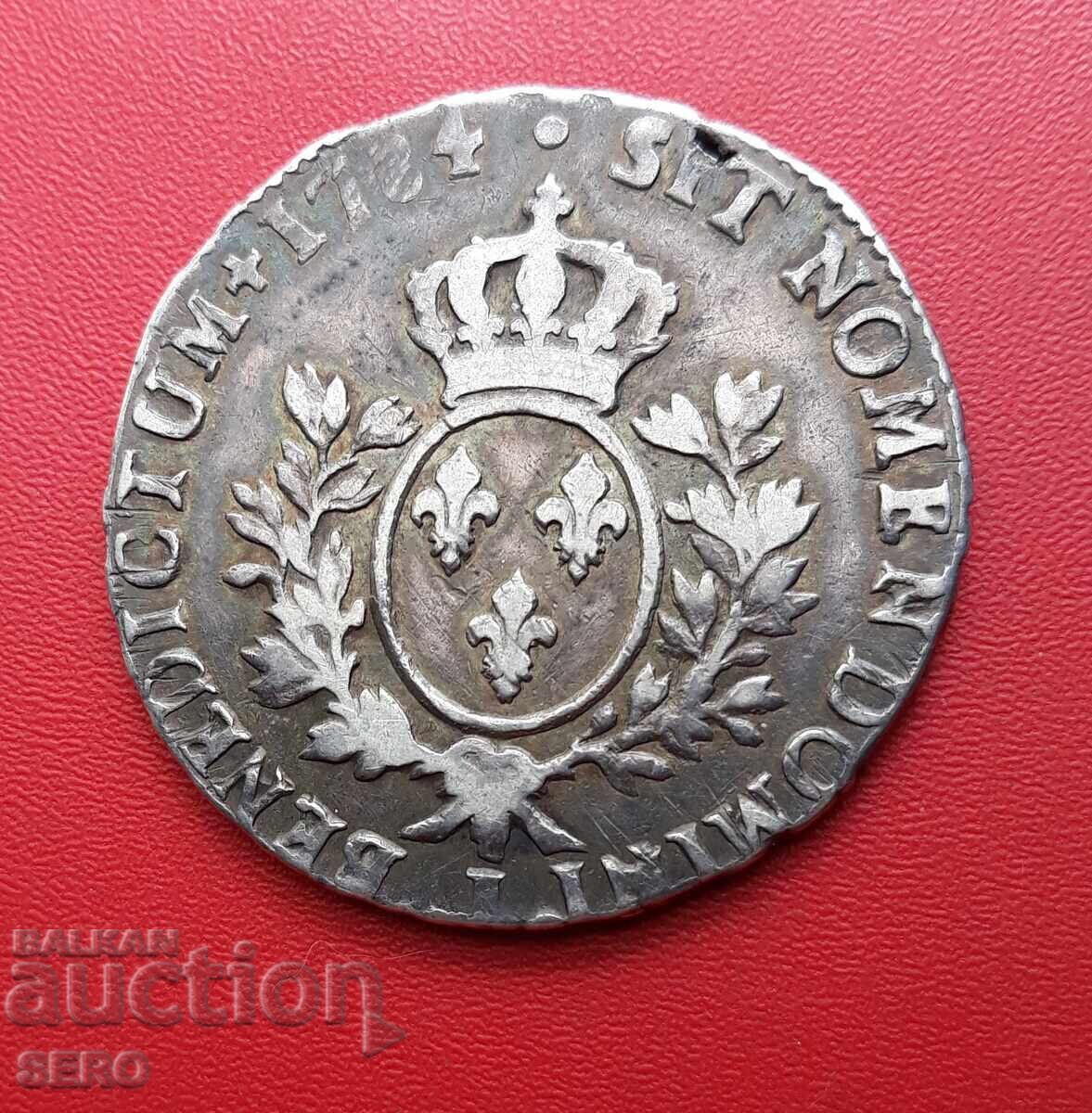 Γαλλία - 1 écu / 1784 I - Λιμόζ - Λουδοβίκος XVI με τιμή 155.00 BGN | € 79.25