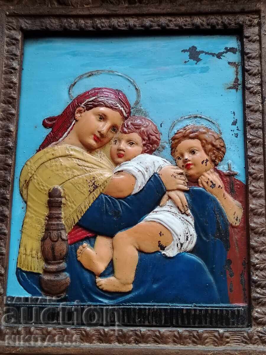 Beautiful metal icon with price 250.00 BGN | € 127.82