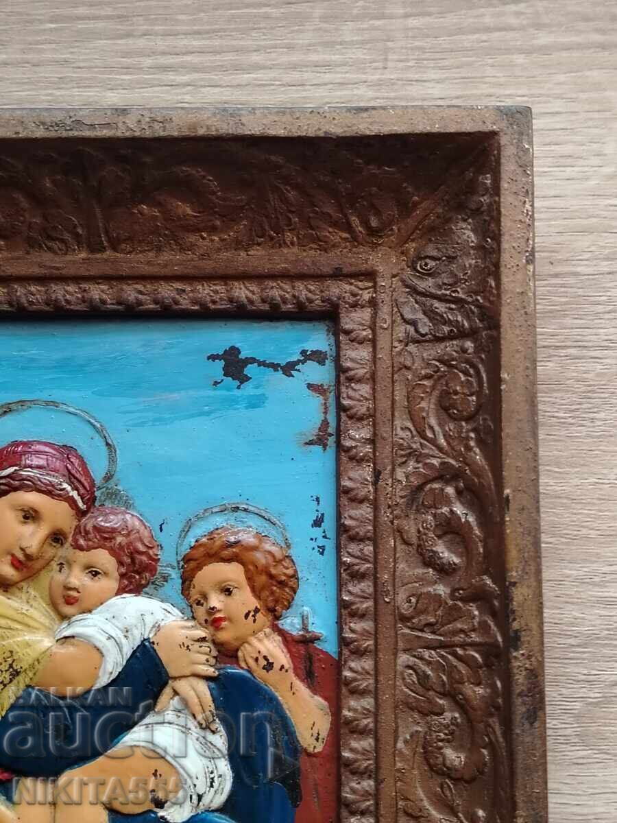 Delivery of Beautiful metal icon