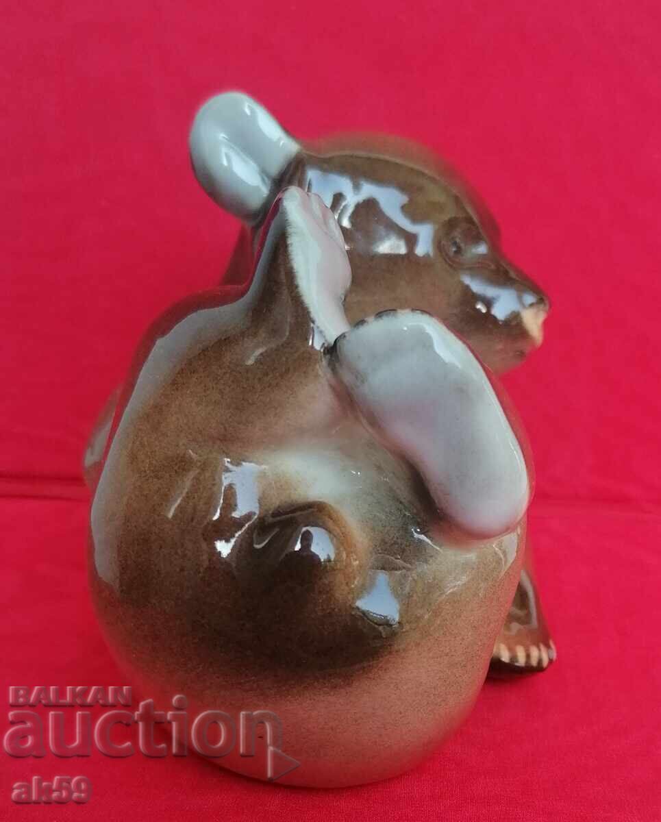 Laughing Bear - Porcelain Figurine with price 90.00 BGN | € 46.02 Laughing Bear - Porcelain Figurine with price 90.00 BGN | € 46.02