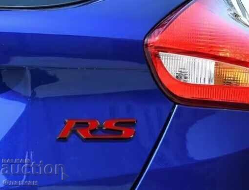 New "RS" emblems - 90 mm / 24 mm - 7