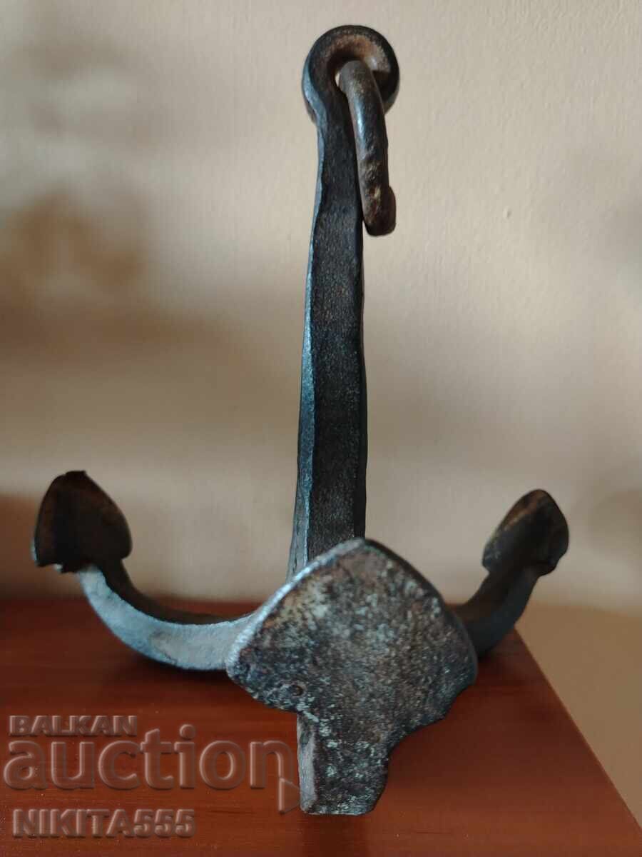 Small antique iron anchor with price 350.00 BGN | € 178.95 Small antique iron anchor with price 350.00 BGN | € 178.95