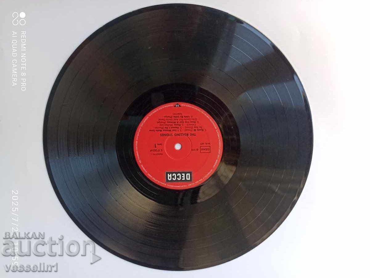 Delivery of Rolling Stones Mick Jagger Vinyl Record