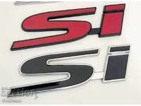 Embleme noi "SI" - 100 mm / 28 mm