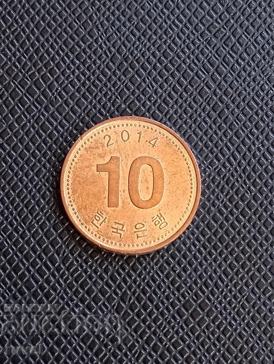 Νότια Κορέα 10 γουόν 2014 Νότια Κορέα 10 γουόν 2014
