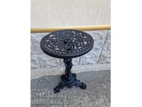 Măsuță auxiliară de grădină din metal antic, minunată