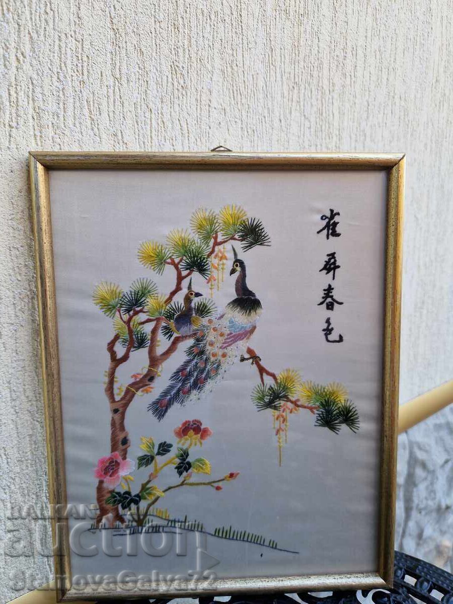 Beautiful Antique Chinese Silk Embroidery Painting - 5 Beautiful Antique Chinese Silk Embroidery Painting - 5