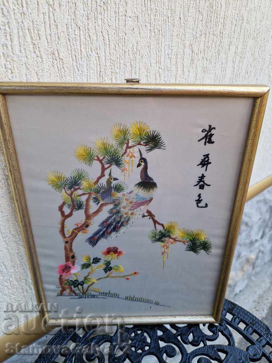 Beautiful Antique Chinese Silk Embroidery Painting - 6 Beautiful Antique Chinese Silk Embroidery Painting - 6