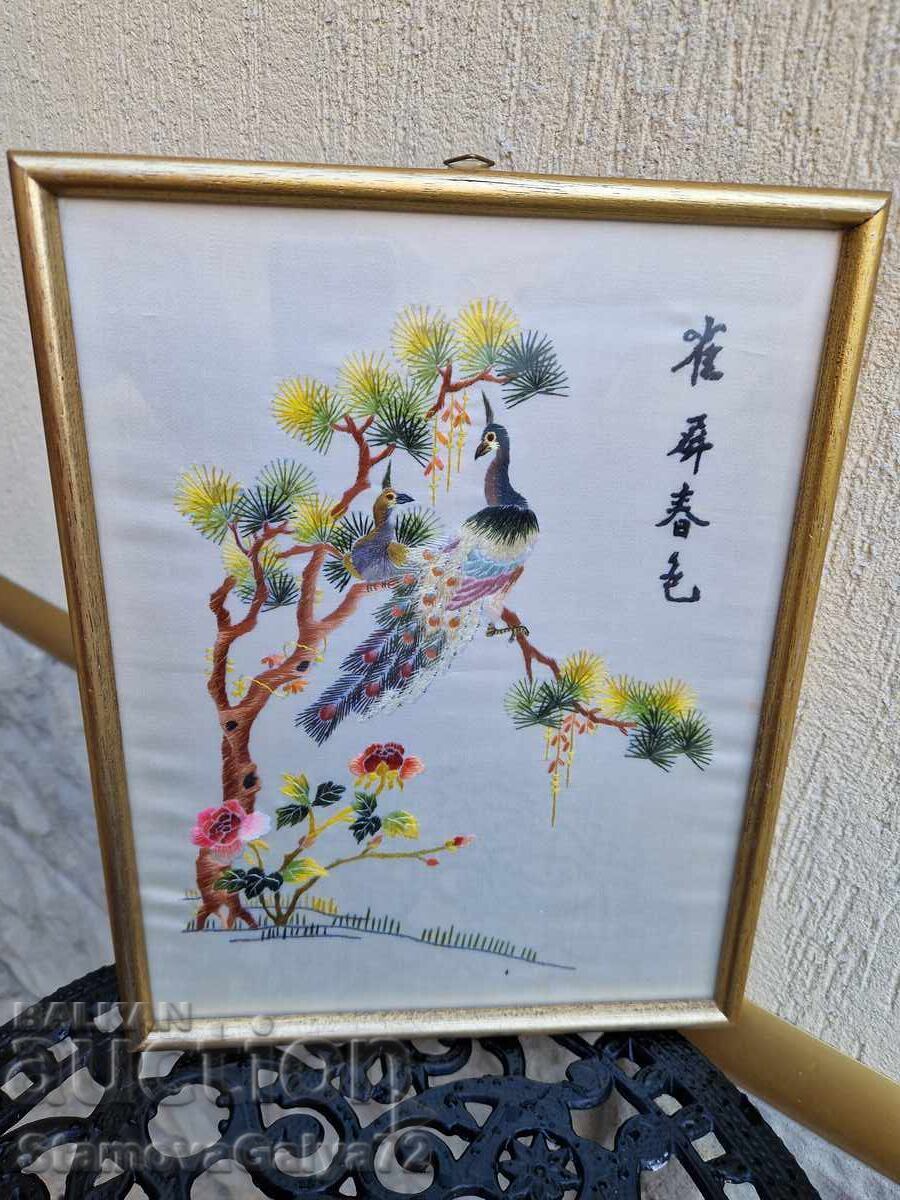 Beautiful Antique Chinese Silk Embroidery Painting - 7 Beautiful Antique Chinese Silk Embroidery Painting - 7