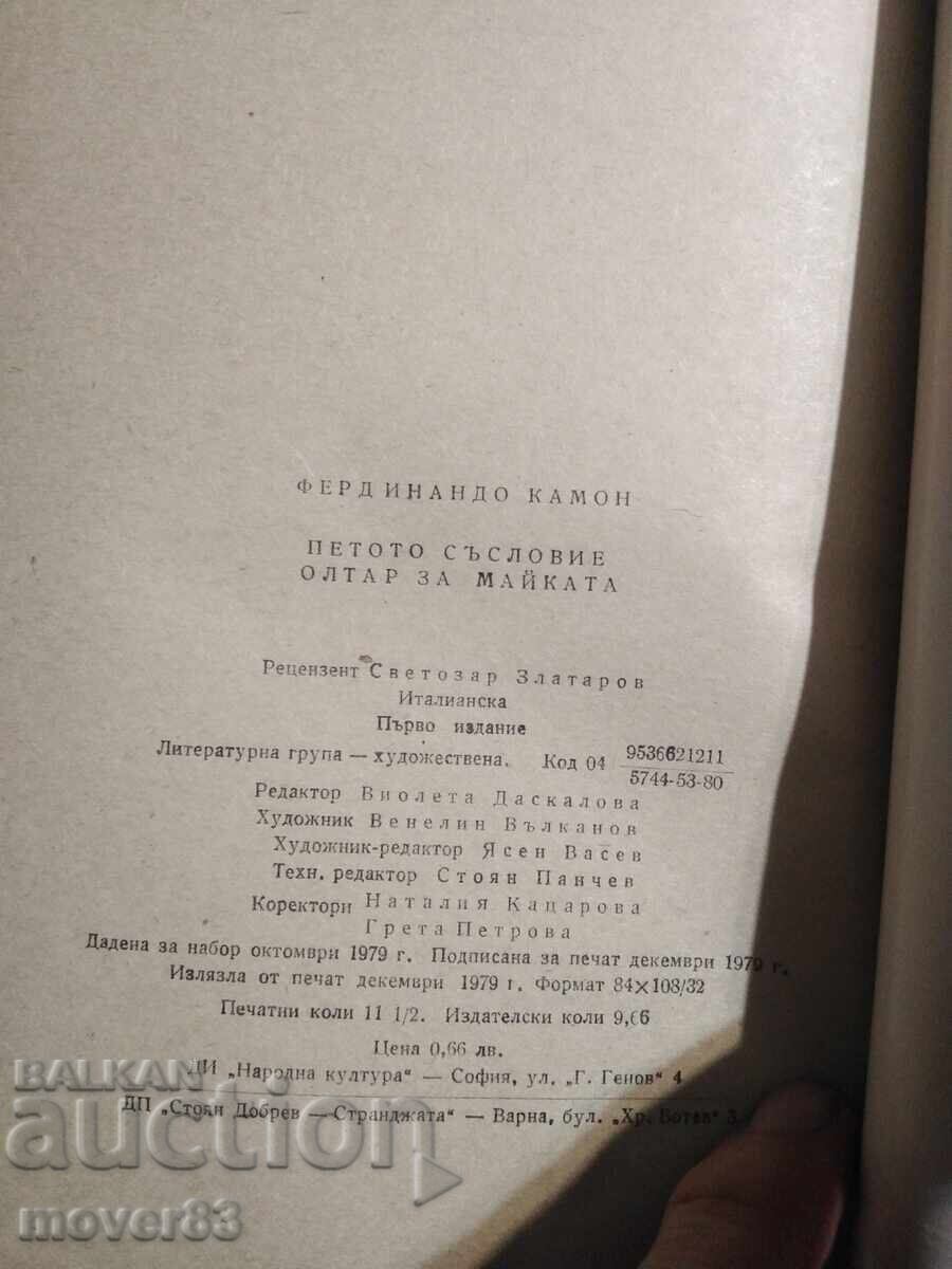 Licitație Al cincilea est. Ferdinando Camon Licitație Al cincilea est. Ferdinando Camon