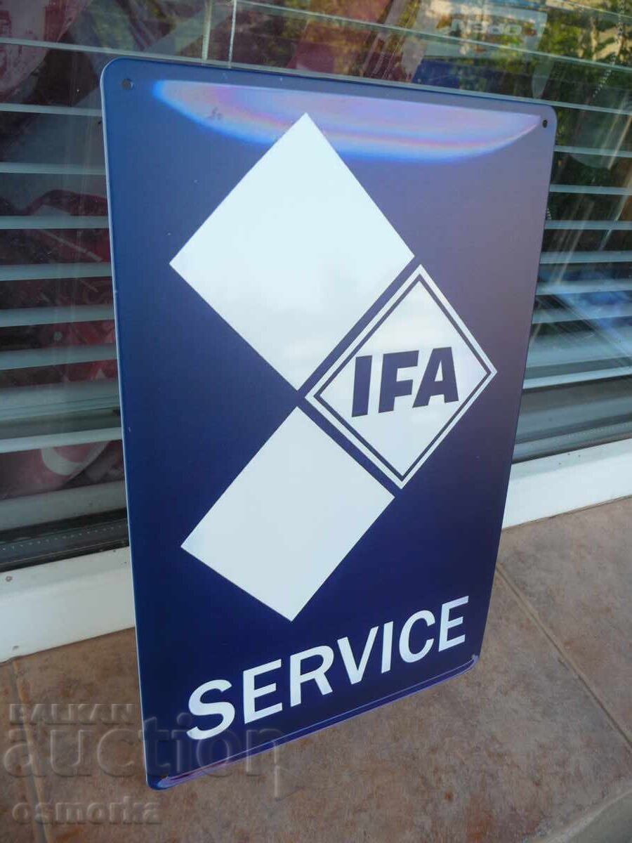 Placă metalică camion IFA service camioane mașini marfă RDG DDR cu preț € 9.20 | 17.99 BGN Placă metalică camion IFA service camioane mașini marfă RDG DDR cu preț € 9.20 | 17.99 BGN