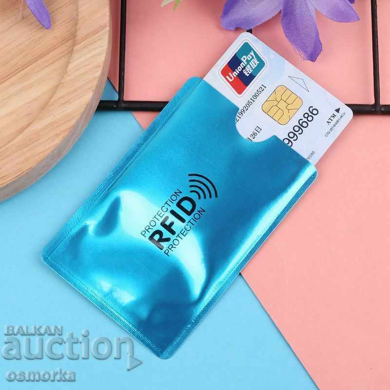 Delivery of Bank Card Case Credit Debit Card Protector RFID 4 Chip