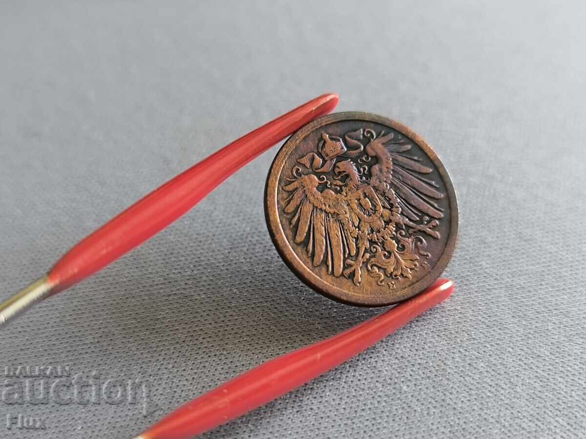 Monedă Reich - Germania - 2 Pfennig | 1908; seria E cu preț 4.50 BGN | € 2.30 Monedă Reich - Germania - 2 Pfennig | 1908; seria E cu preț 4.50 BGN | € 2.30