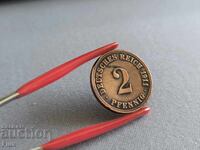 Райх монета - Германия - 2 пфенига | 1911г.; серия A