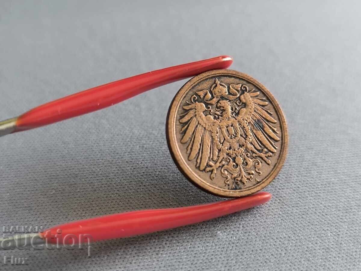 Moneda Reich - Germania - 2 Pfennig | 1910; Seria A cu preț 4.40 BGN | € 2.25 Moneda Reich - Germania - 2 Pfennig | 1910; Seria A cu preț 4.40 BGN | € 2.25