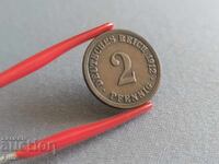 Райх монета - Германия - 2 пфенига | 1912г.; серия A