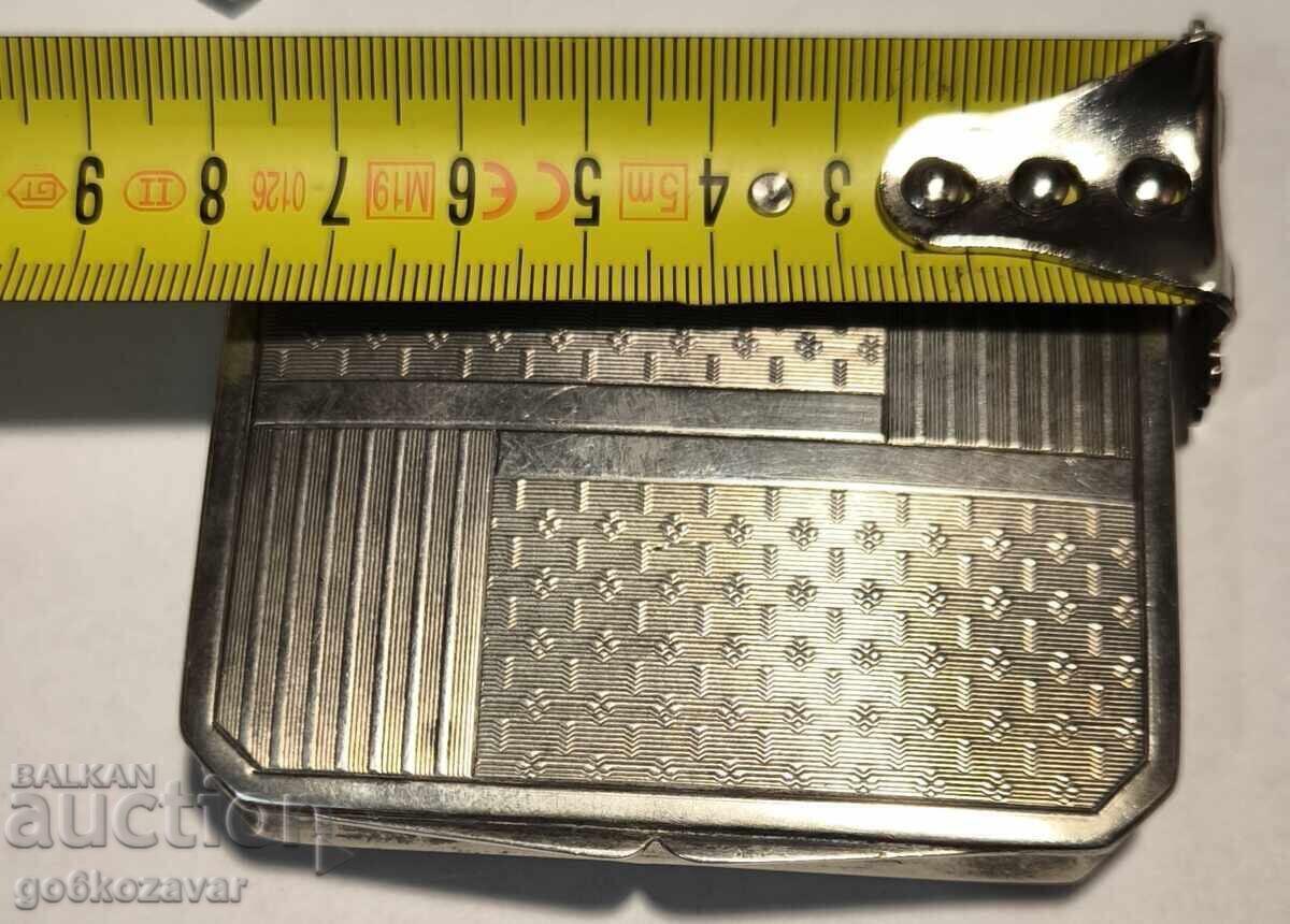 Old Silver Snuff Box! Gilding! - 6