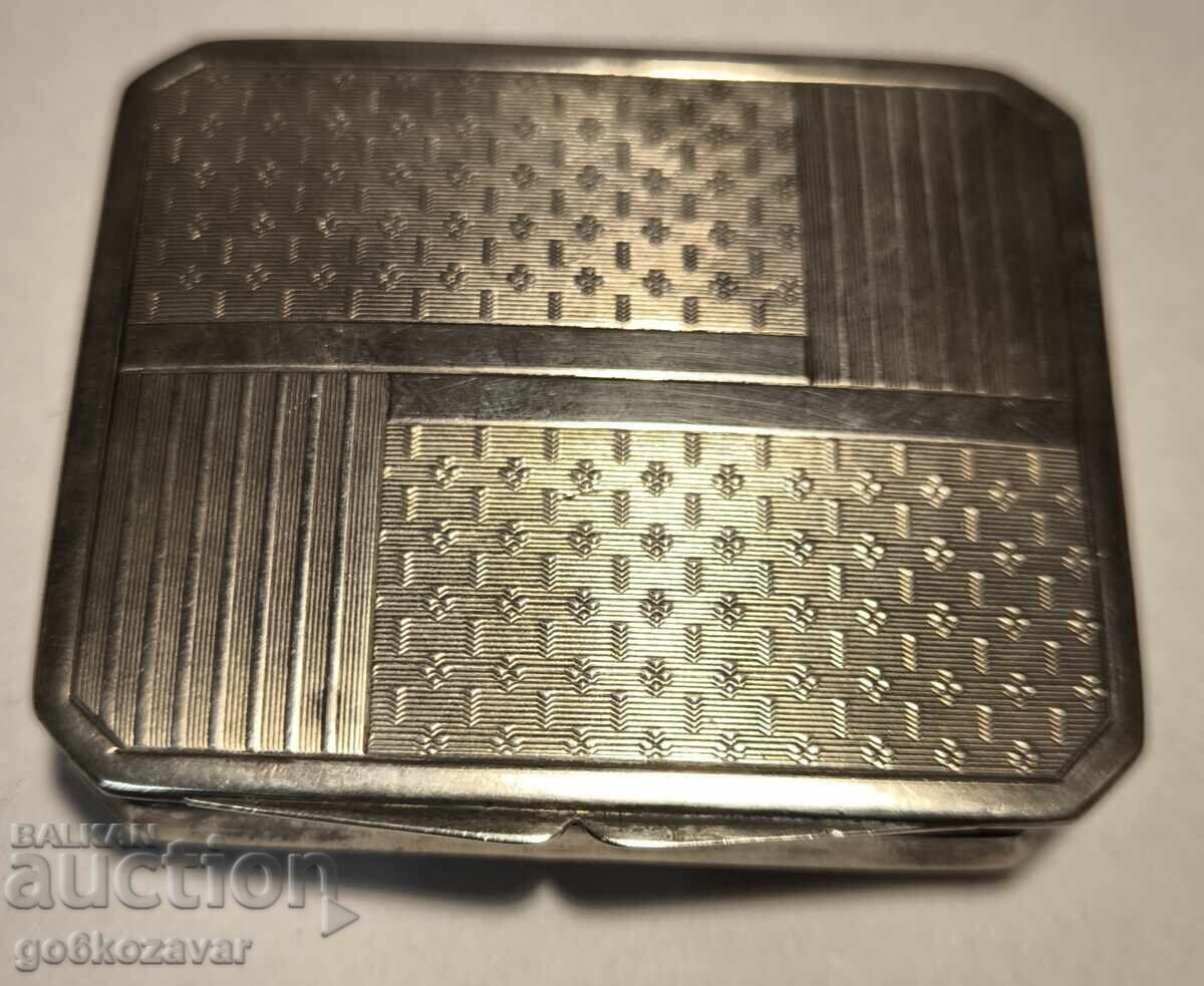 Old Silver Snuff Box! Gilding!