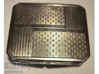 Veche cutie de argint pentru tutun de prizat! Aurire!