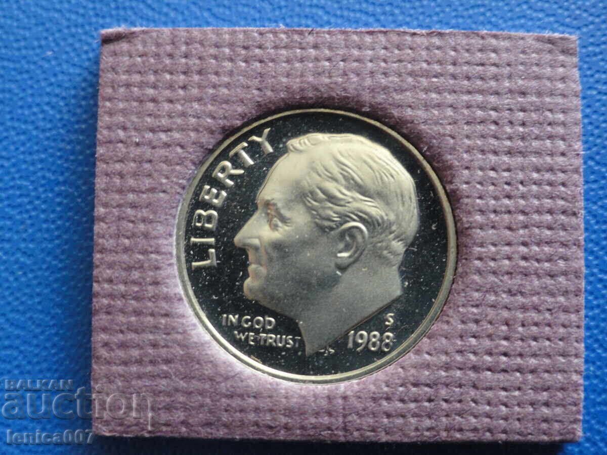 USA 1988 - 1 dime (S) Proof