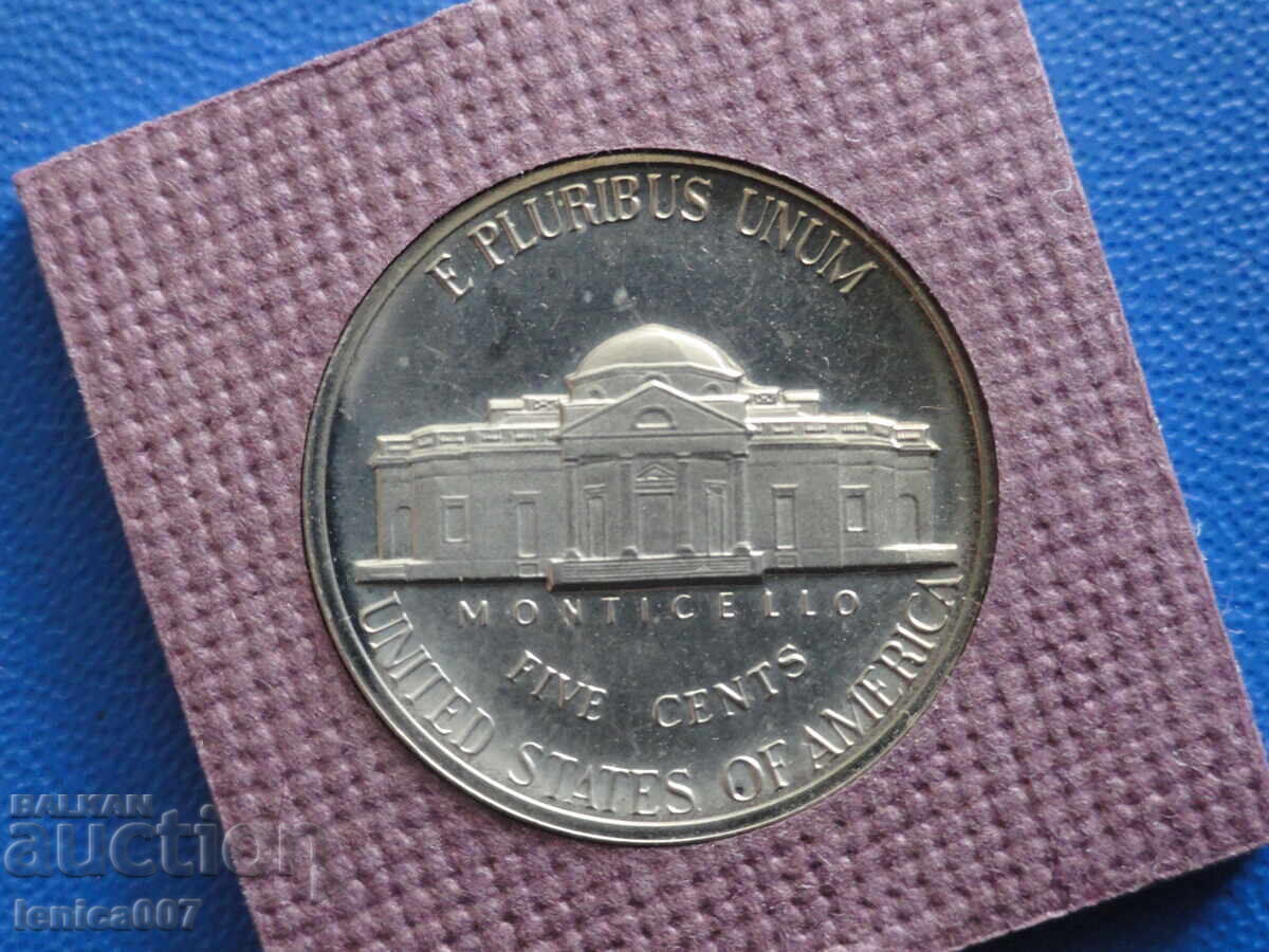 Παράδοση ΗΠΑ 1988 - 5 σεντ (S) Proof