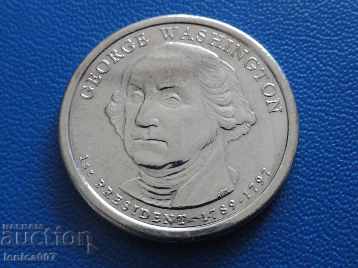 Δημοπρασία ΗΠΑ 2007 - 1 δολάριο "Τζορτζ Ουάσιγκτον" (ασημένιο)