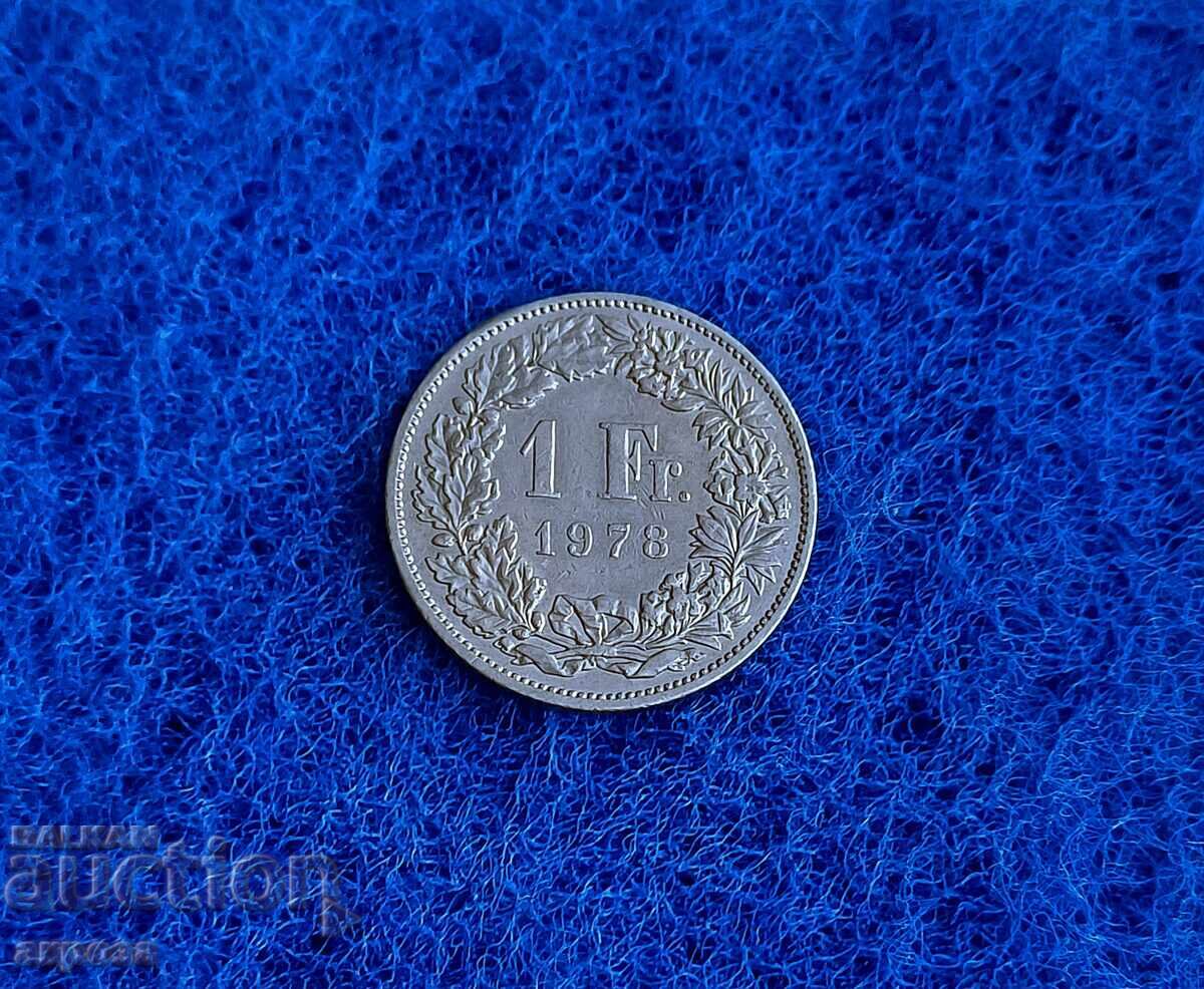 1 Swiss Franc 1978 1 Swiss Franc 1978