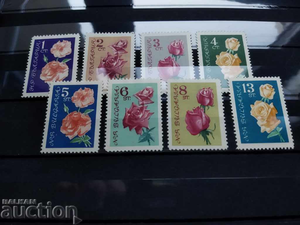-50% Bulgaria Roses from 1963. Perfect series. -50% Bulgaria Roses from 1963. Perfect series.