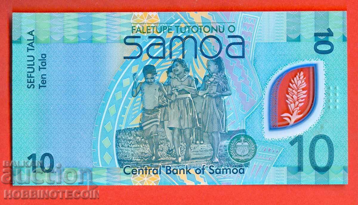 WESTERN SAMOA SAMOA 10 issue issue 2023 NEW UNC POLYMER with price 24.42 BGN | € 12.49