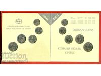 SERBIA SERBIA 1 2 5 10 20 Dinars SET issue 2003 UNC