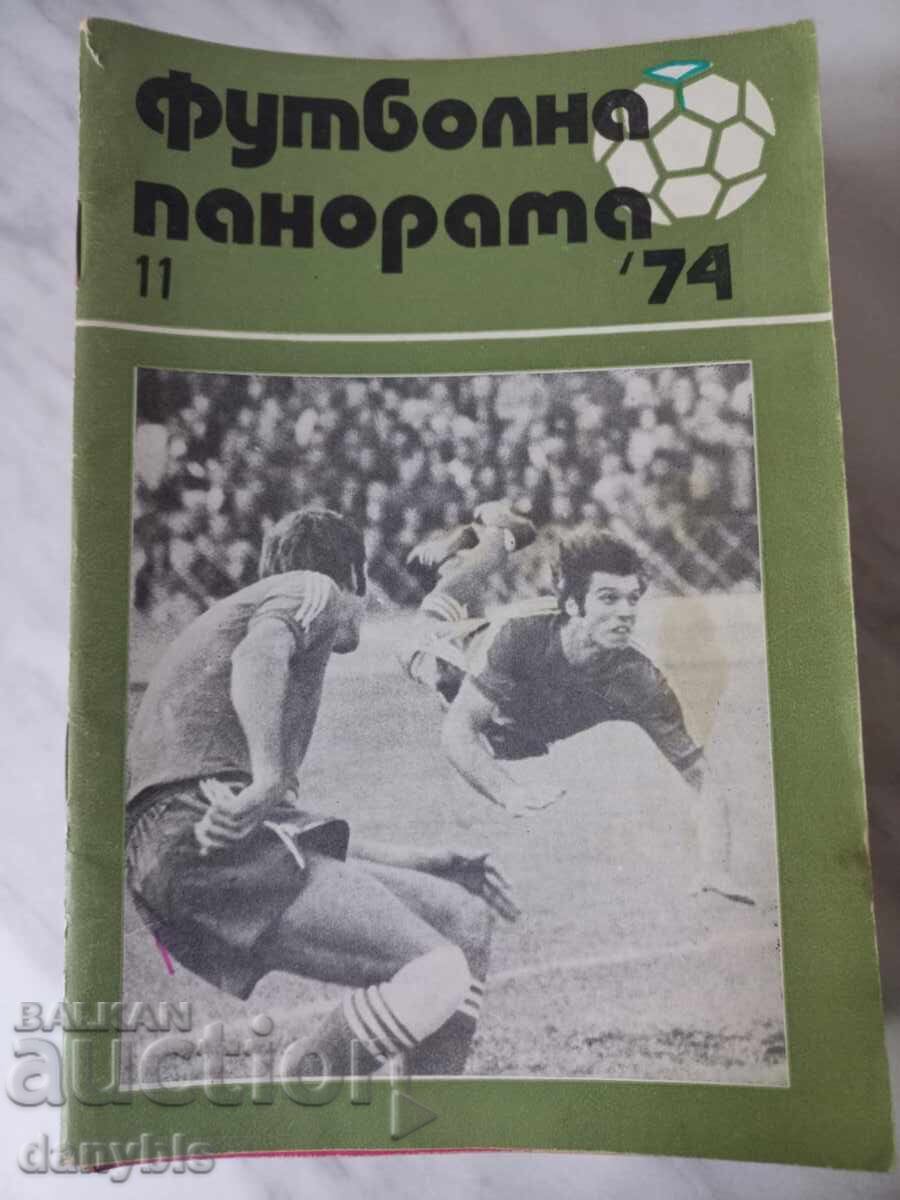 Panorama fotbalului - noiembrie '74
