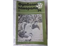 Panorama fotbalului - noiembrie '74