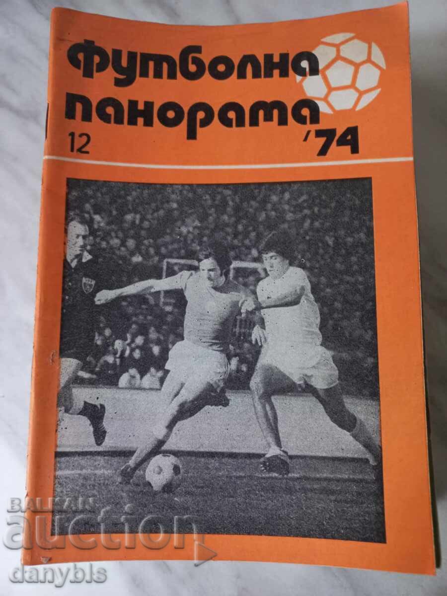 Panoramă fotbalistică - decembrie '74