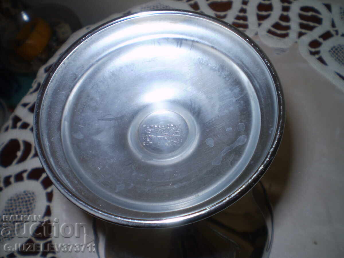 Αντίκα vintage υπογεγραμμένο βάθρο Farber Bros New York, - 7