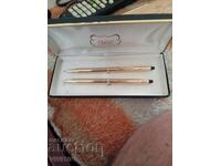 Cross Pen and Pencil, Gold Plated