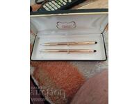 Stilou și creion Cross, Placat cu aur