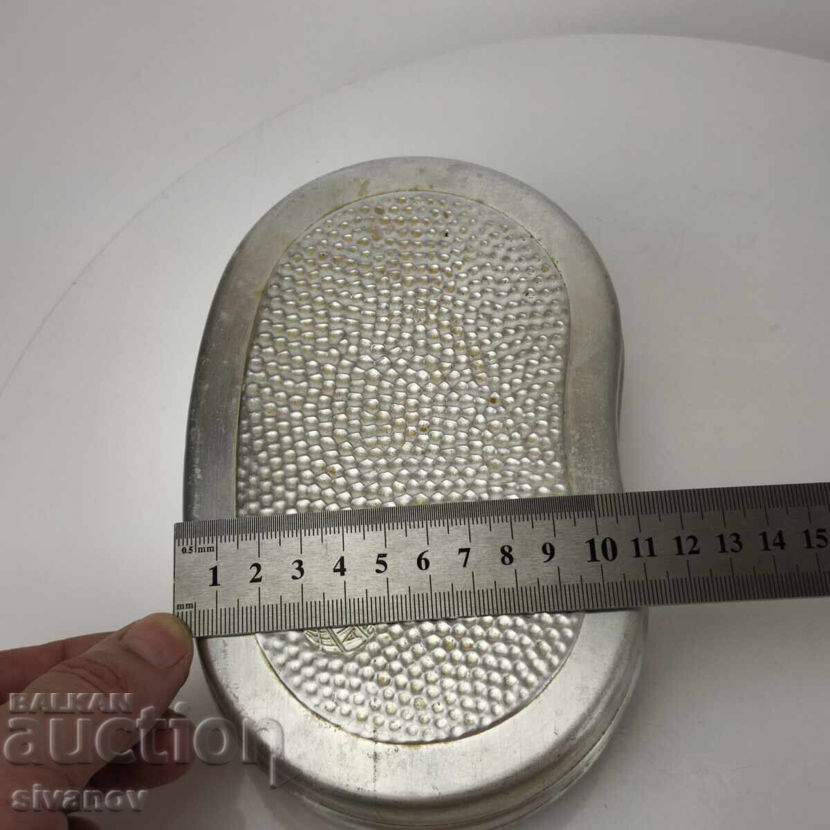 Old aluminum sandwich box ALUWA GDR #6102 - 6 Old aluminum sandwich box ALUWA GDR #6102 - 6