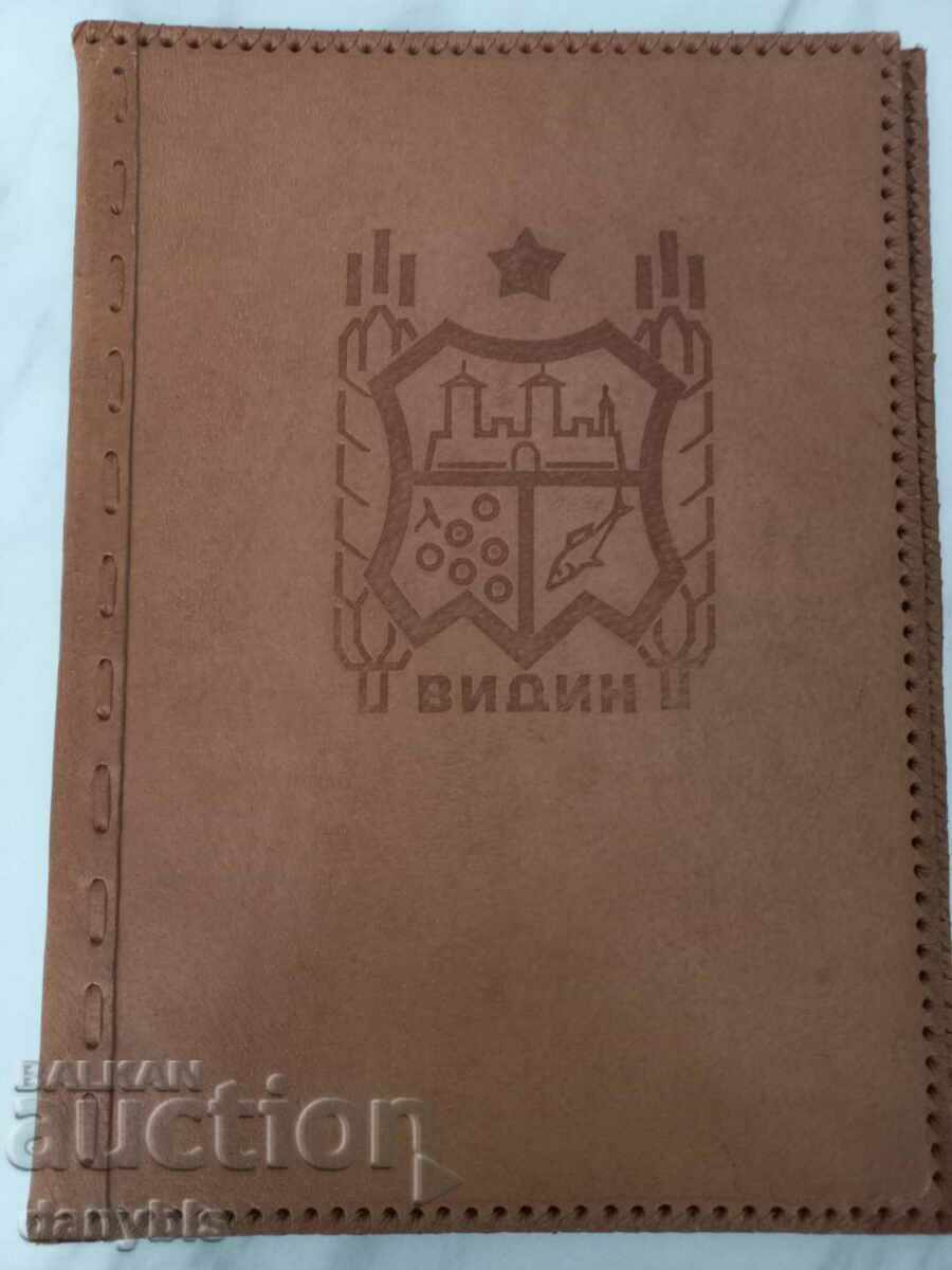 Genuine leather folder UBH - Vidin