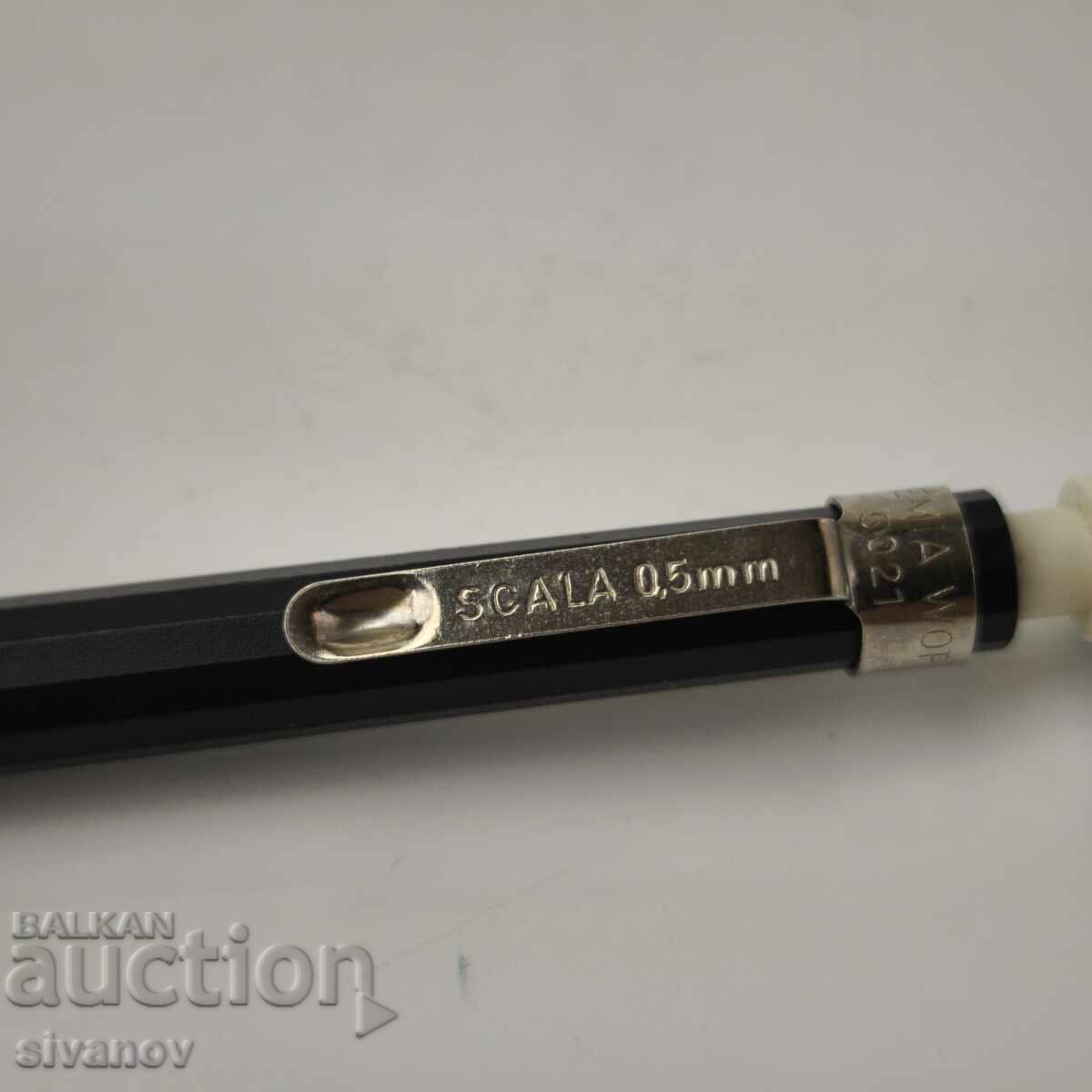 Auction  Old mechanical pencil SCALA 0.5mm BOHEMIA WORKS 5021 #6103