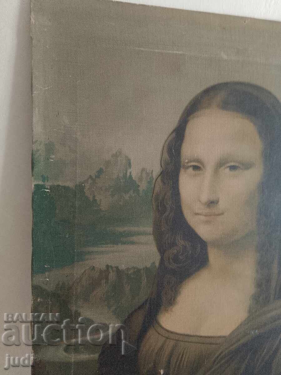 Mona Lisa painting canvas with price 60.00 BGN | € 30.68