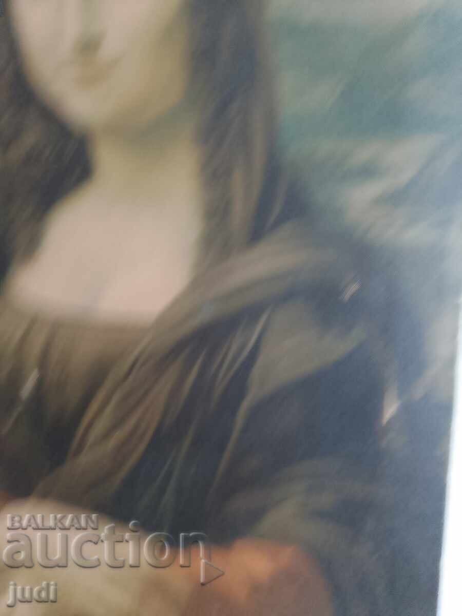 Mona Lisa painting canvas - 5