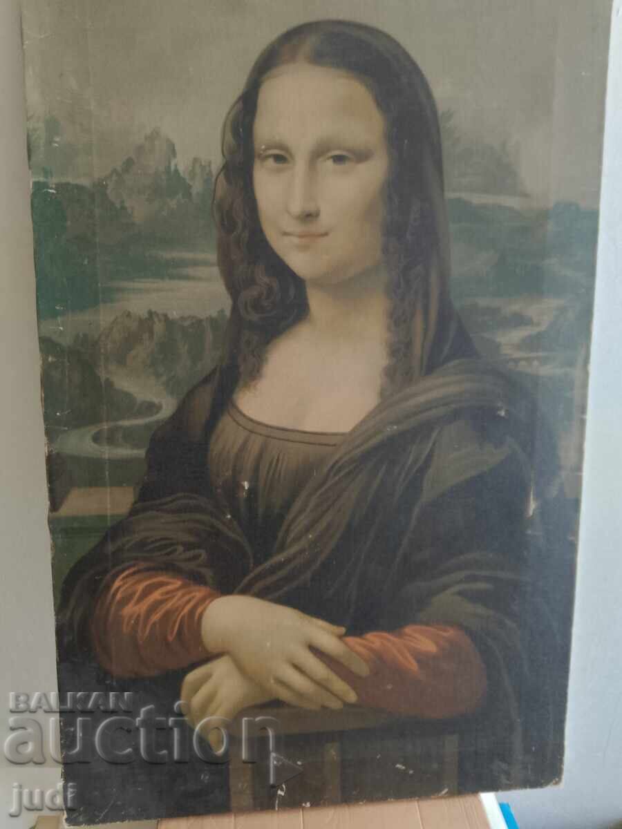 Mona Lisa painting canvas