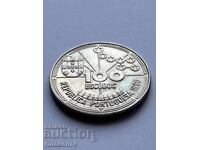 100 escudos 1990 Portugalia Astronavigație