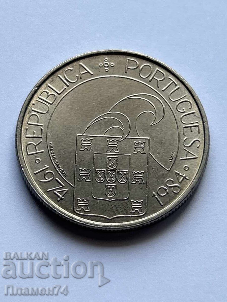 25 Escudos 1984 10g. from Revolution