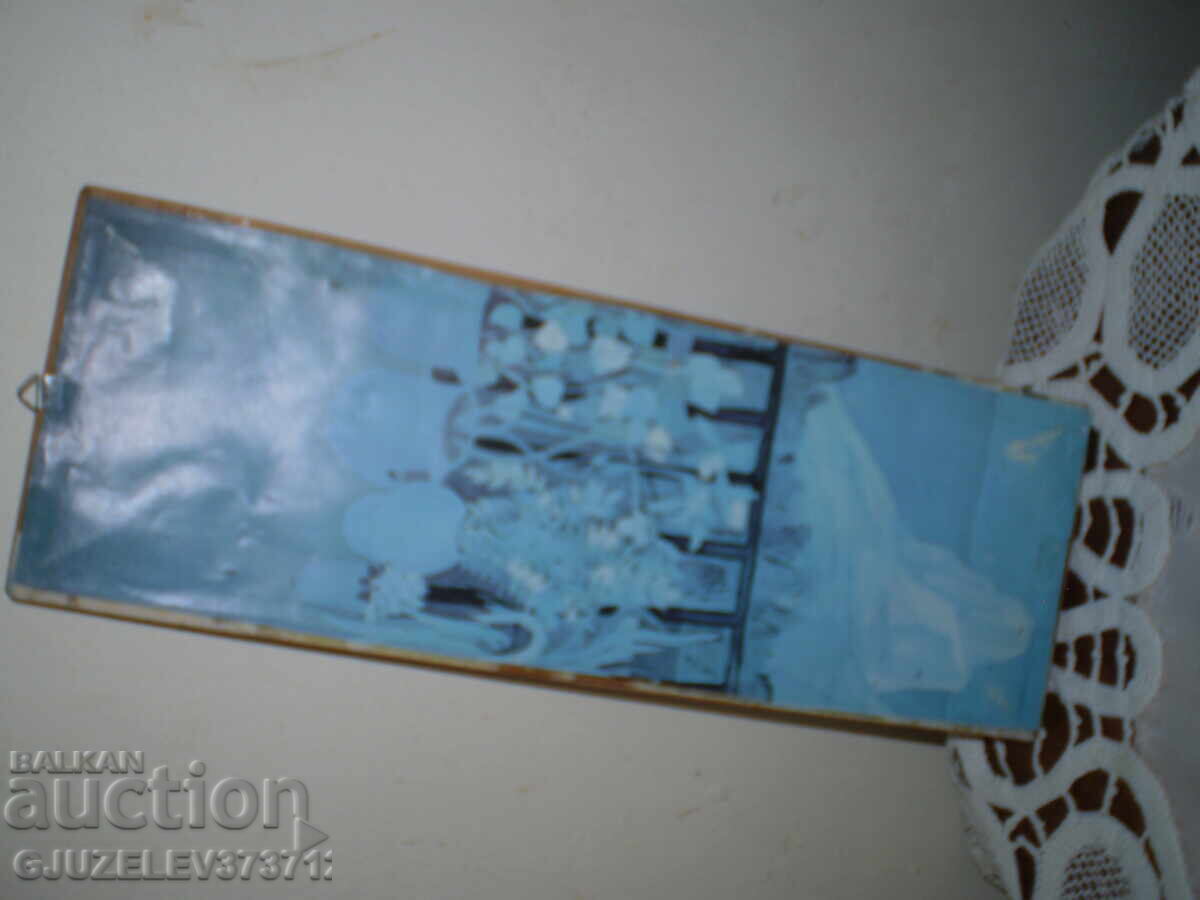 Tablou herbar cu FLORI PRESE USCATE, lucrat manual - 6