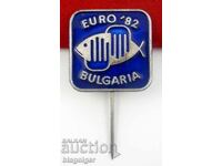 EURO'82 - Campionatul European de Pescuit 1982 - Semn rar