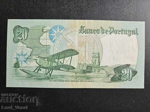 Portugal 20 Escudos 1978 9th Print UNC with price 10.00 BGN | € 5.11