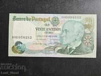 Portugal 20 Escudos 1978 9th Print UNC