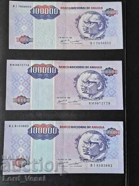 Ανγκόλα 100.000 κβάνζας 1995 XF-aUNC