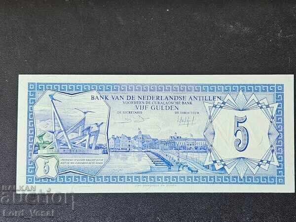 Netherlands Antilles 5 Guilders 1984 - Series #0030-0041 UNC Netherlands Antilles 5 Guilders 1984 - Series #0030-0041 UNC